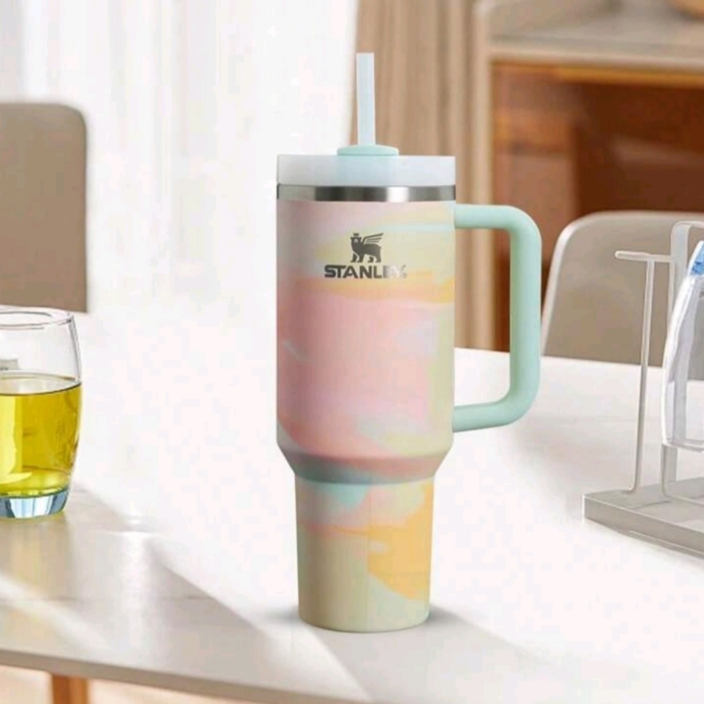New Stanley Pastel Rainbow 40 Oz. Insulated Tumbler - Picture 6 of 6